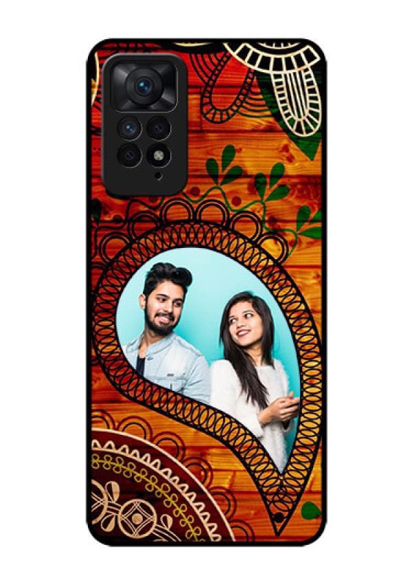 Redmi Note 11 Pro 5G Personalized Glass Phone Case - Abstract Colorful Design