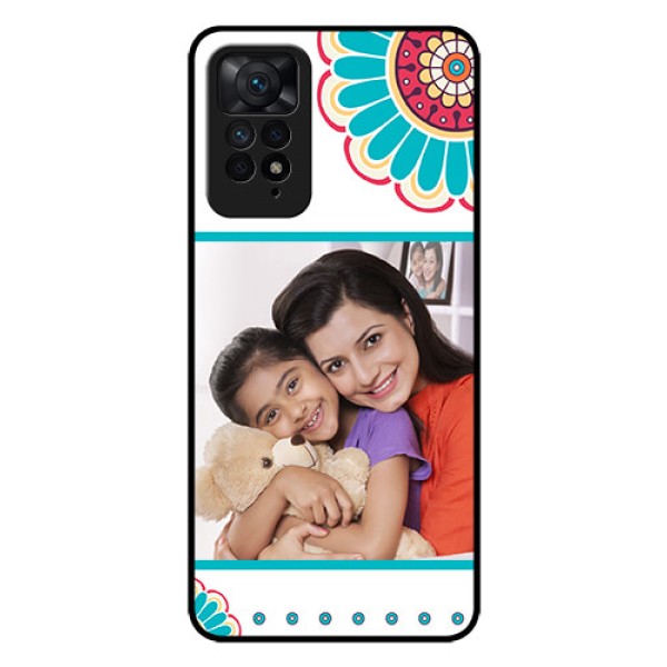 Redmi Note 11 Pro 5G Custom Glass Phone Case - Flower Design