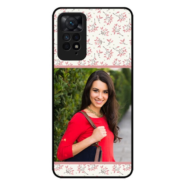 Redmi Note 11 Pro 5G Custom Glass Phone Case - Premium Floral Design