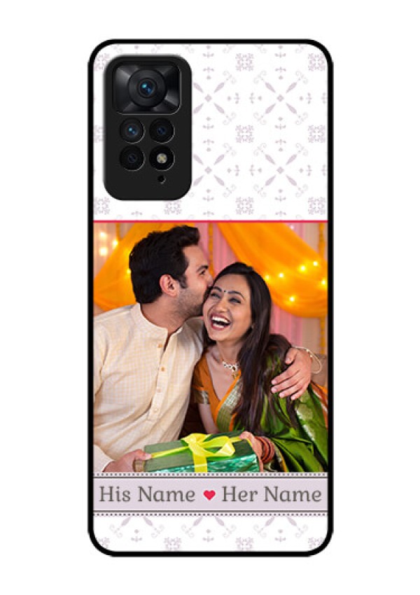 Redmi Note 11 Pro 5G Custom Glass Mobile Case - with Photo and Ethnic Design
