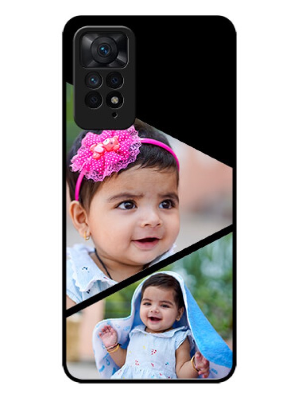 Custom Redmi Note 11 Pro 5G Custom Glass Phone Case - Semi Cut Design