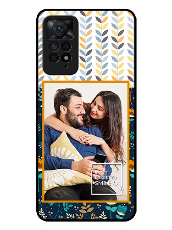 Custom Redmi Note 11 Pro 5G Custom Glass Mobile Case - Pattern Design
