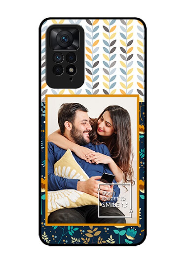 Redmi Note 11 Pro 5G Custom Glass Mobile Case - Pattern Design