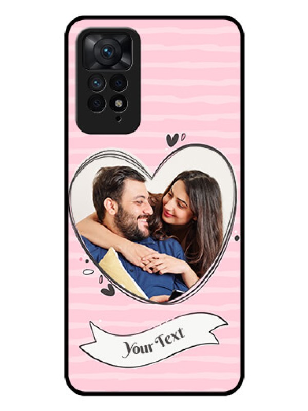 Custom Redmi Note 11 Pro 5G Custom Glass Phone Case - Vintage Heart Design