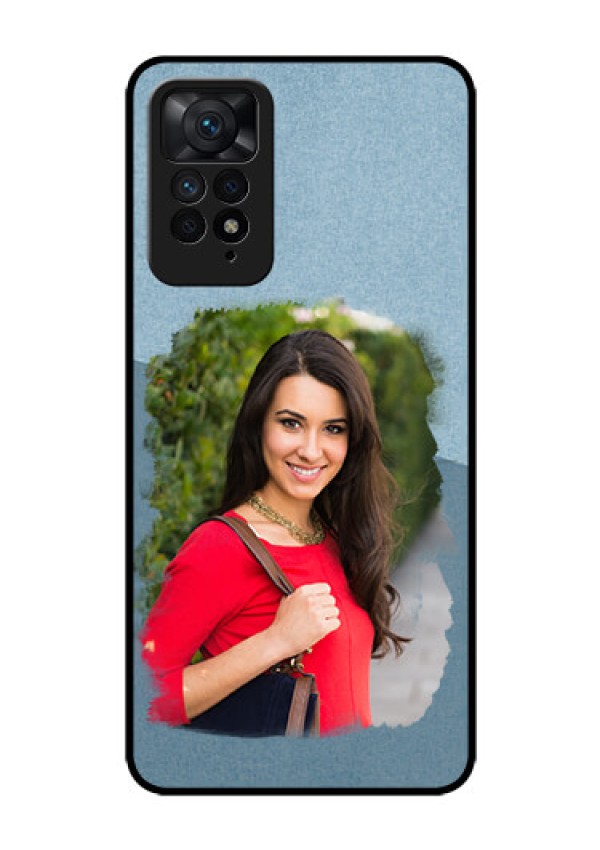 Redmi Note 11 Pro 5G Custom Glass Mobile Case - Grunge Line Art Design