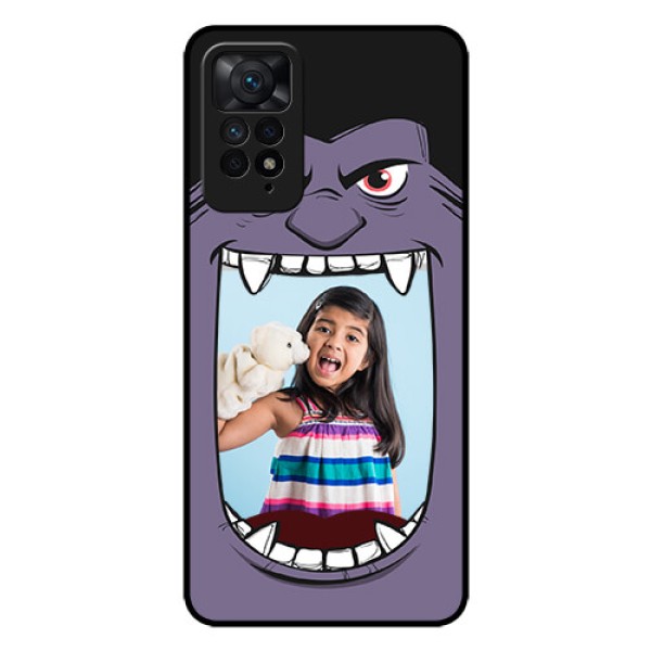 Redmi Note 11 Pro 5G Custom Glass Phone Case - Angry Monster Design