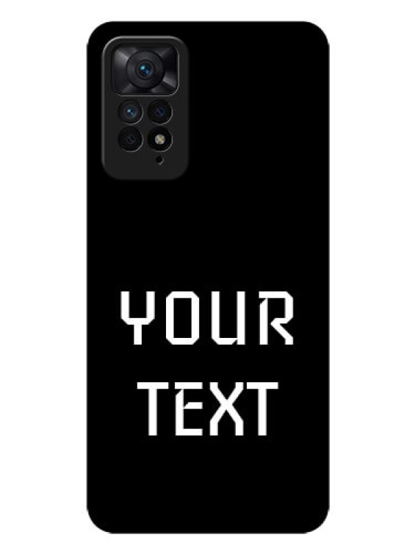 Custom Redmi Note 11 Pro 5G Your Name on Glass Phone Case