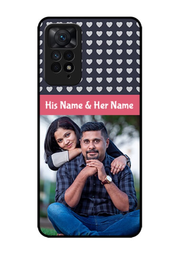 Redmi Note 11 Pro Plus 5G Custom Glass Mobile Case - Love Symbols Design