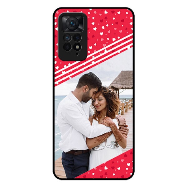 Redmi Note 11 Pro Plus 5G Custom Glass Mobile Case - Valentines Gift Design Redmi Note 11 Pro Plus 5G Custom Glass Mobile Case - Valentines Gift Design