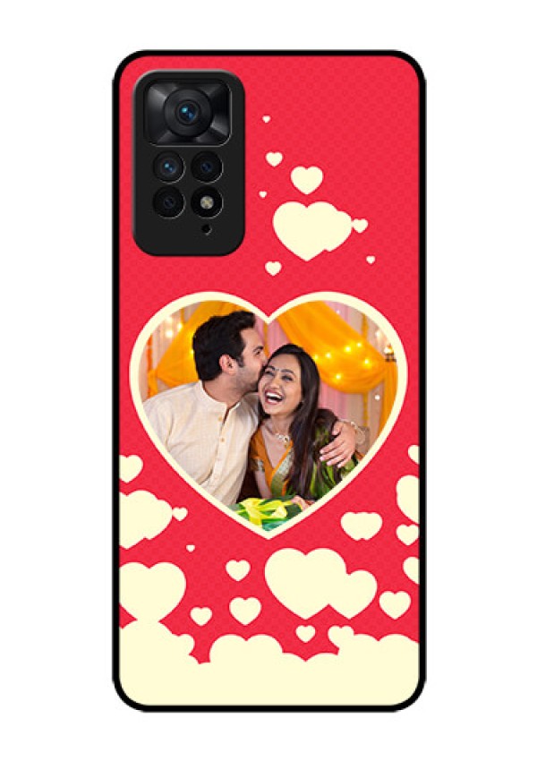Redmi Note 11 Pro Plus 5G Custom Glass Mobile Case - Love Symbols Phone Cover Design