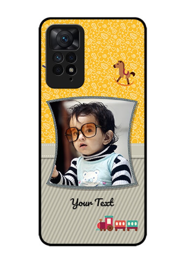 Redmi Note 11 Pro Plus 5G Personalized Glass Phone Case - Baby Picture Upload Design