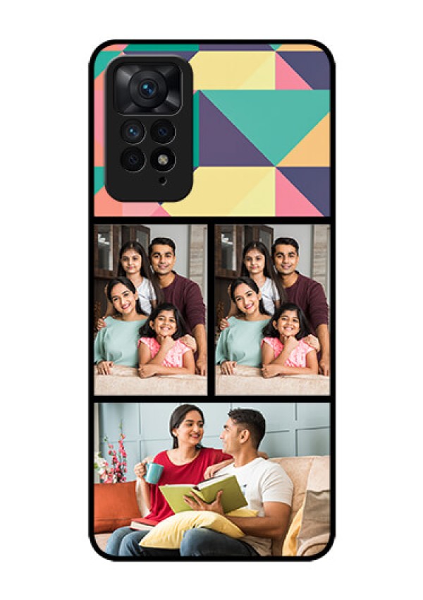 Redmi Note 11 Pro Plus 5G Custom Glass Phone Case - Bulk Pic Upload Design