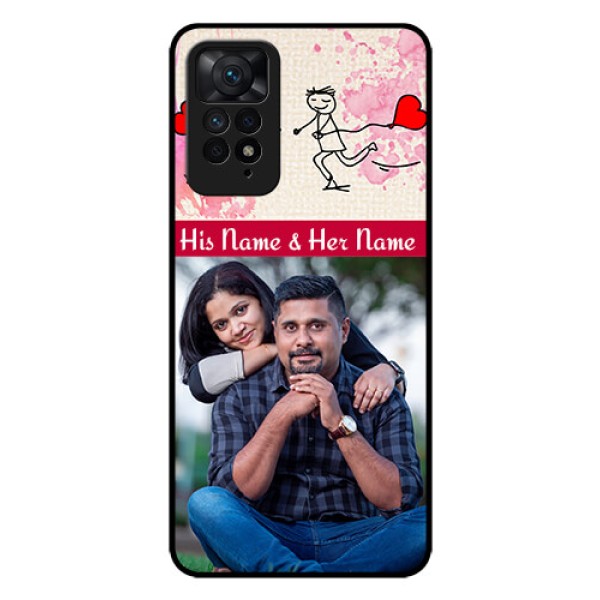 Redmi Note 11 Pro Plus 5G Photo Printing on Glass Case - You and Me Case Design