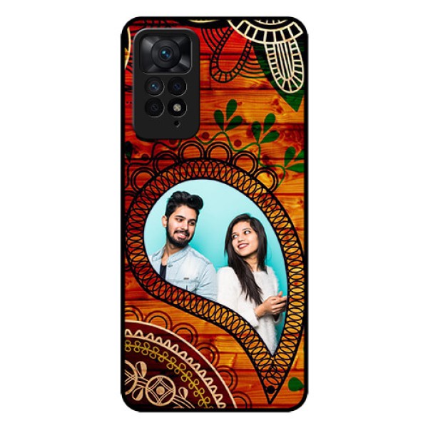 Redmi Note 11 Pro Plus 5G Personalized Glass Phone Case - Abstract Colorful Design