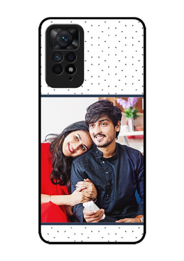 Redmi Note 11 Pro Plus 5G Personalized Glass Phone Case - Premium Dot Design