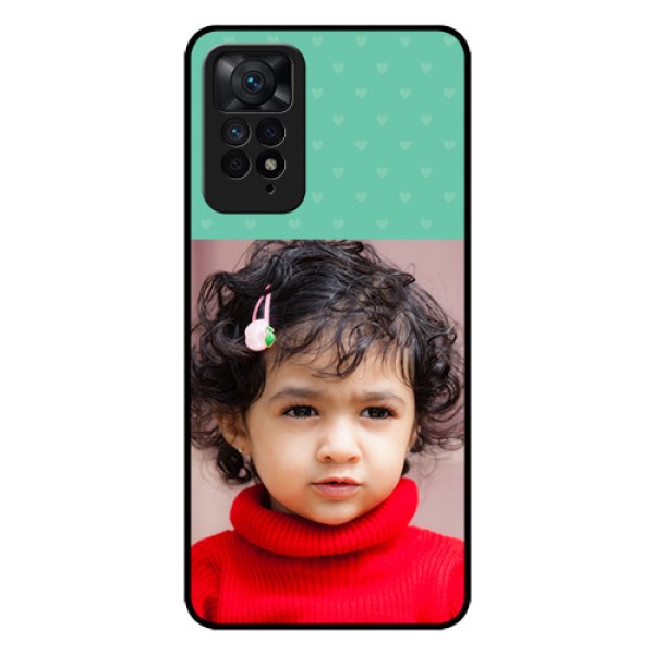 Redmi Note 11 Pro Plus 5G Custom Glass Phone Case - Lovers Picture Design
