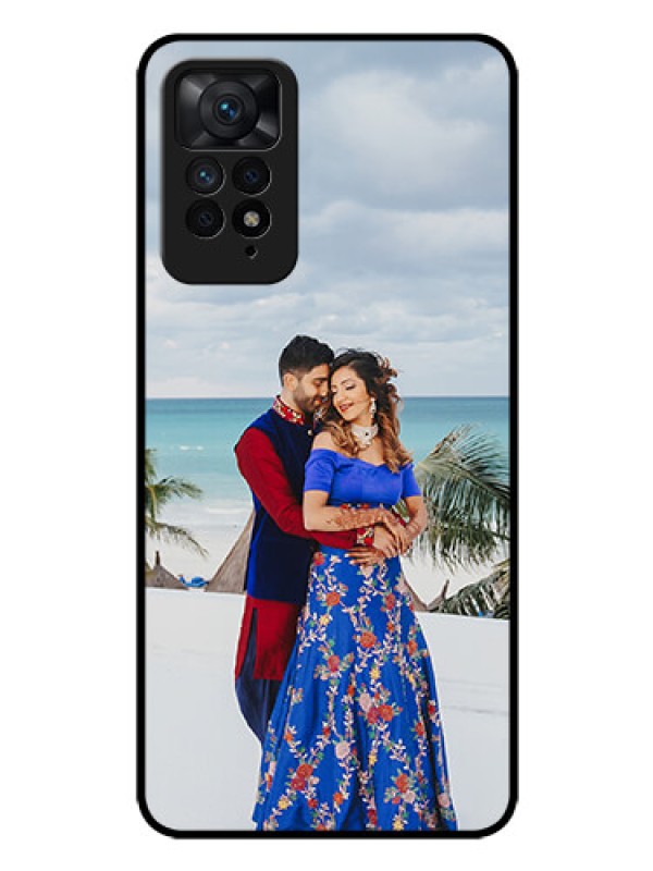Custom Redmi Note 11 Pro Plus 5G Photo Printing on Glass Case - Upload Full Picture Design