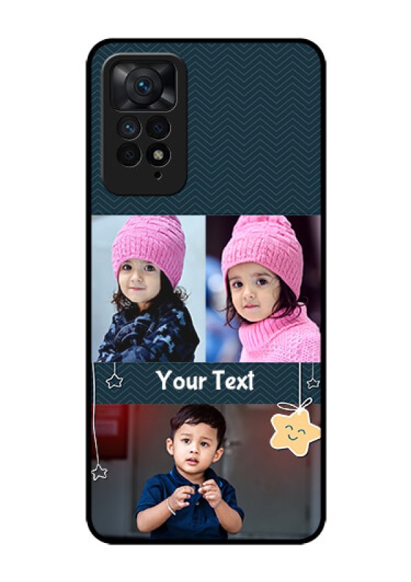 Redmi Note 11 Pro Plus 5G Custom Glass Mobile Case - Hanging Stars Design