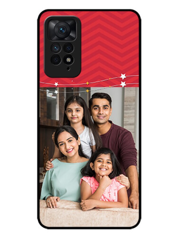 Custom Redmi Note 11 Pro Plus 5G Personalized Glass Phone Case - Happy Family Design