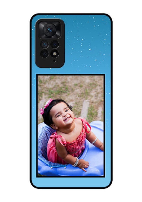 Redmi Note 11 Pro Plus 5G Custom Glass Mobile Case - Wave Pattern Colorful Design