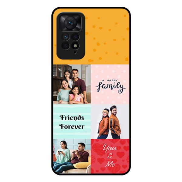 Redmi Note 11 Pro Plus 5G Personalized Glass Phone Case - Images with Quotes Design Redmi Note 11 Pro Plus 5G Personalized Glass Phone Case - Images with Quotes Design