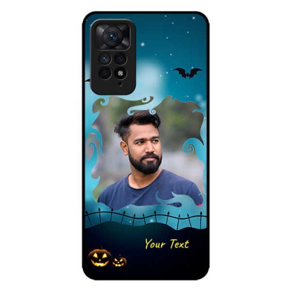 Redmi Note 11 Pro Plus 5G Custom Glass Phone Case - Halloween frame design