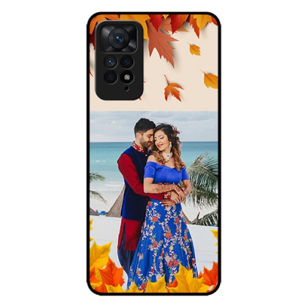 Redmi Note 11 Pro Plus 5G Photo Printing on Glass Case - Autumn Maple Leaves Design Redmi Note 11 Pro Plus 5G Photo Printing on Glass Case - Autumn Maple Leaves Design