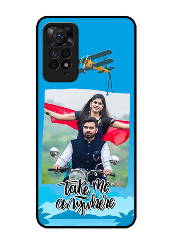 Redmi Note 11 Pro Plus 5G Custom Glass Mobile Case - Traveller Design