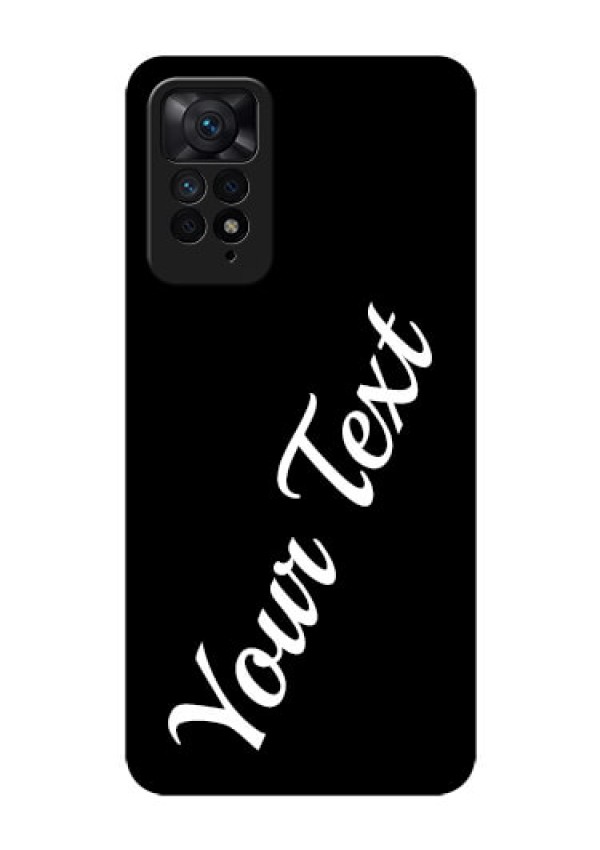 Redmi Note 11 Pro Plus 5G Custom Glass Mobile Cover with Your Name