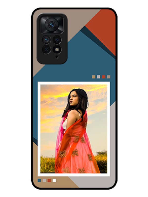 Custom Xiaomi Redmi Note 11 Pro Plus 5G Personalized Glass Phone Case - Retro color pallet Design