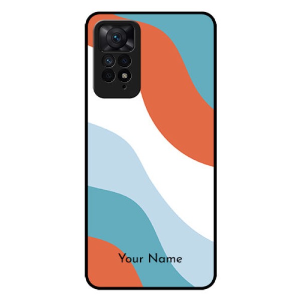Xiaomi Redmi Note 11 Pro Plus 5G Custom Glass Mobile Case - coloured Waves Design Xiaomi Redmi Note 11 Pro Plus 5G Custom Glass Mobile Case - coloured Waves Design