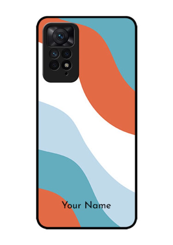 Xiaomi Redmi Note 11 Pro Plus 5G Custom Glass Mobile Case - coloured Waves Design