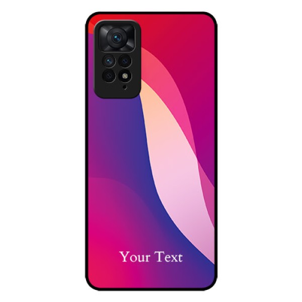 Xiaomi Redmi Note 11 Pro Plus 5G Personalized Glass Phone Case - Digital abstract Overlap Design Xiaomi Redmi Note 11 Pro Plus 5G Personalized Glass Phone Case - Digital abstract Overlap Design