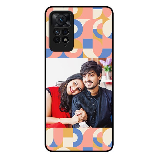 Xiaomi Redmi Note 11 Pro Plus 5G Photo Printing on Glass Case - Semi-circle Maze Pattern Design Xiaomi Redmi Note 11 Pro Plus 5G Photo Printing on Glass Case - Semi-circle Maze Pattern Design