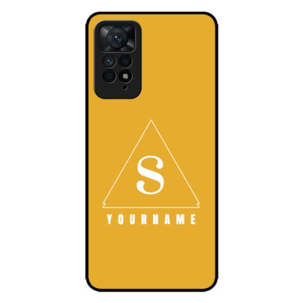 Xiaomi Redmi Note 11 Pro Plus 5G Personalized Glass Phone Case - simple triangle Design Xiaomi Redmi Note 11 Pro Plus 5G Personalized Glass Phone Case - simple triangle Design