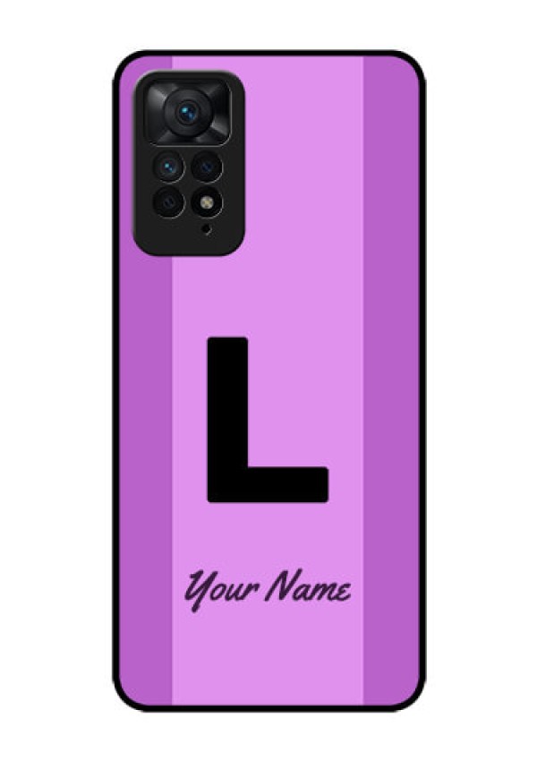 Xiaomi Redmi Note 11 Pro Plus 5G Custom Glass Phone Case - Tricolor custom text Design