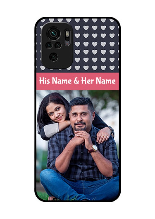 Redmi Note 11 Se Custom Glass Mobile Case - Love Symbols Design