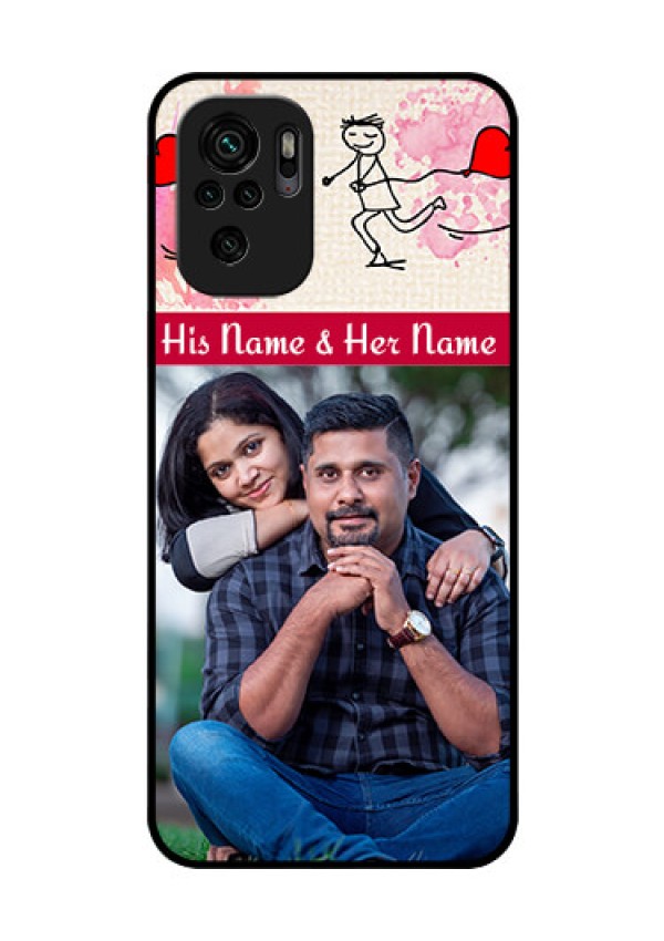 Redmi Note 11 Se Photo Printing on Glass Case - You and Me Case Design