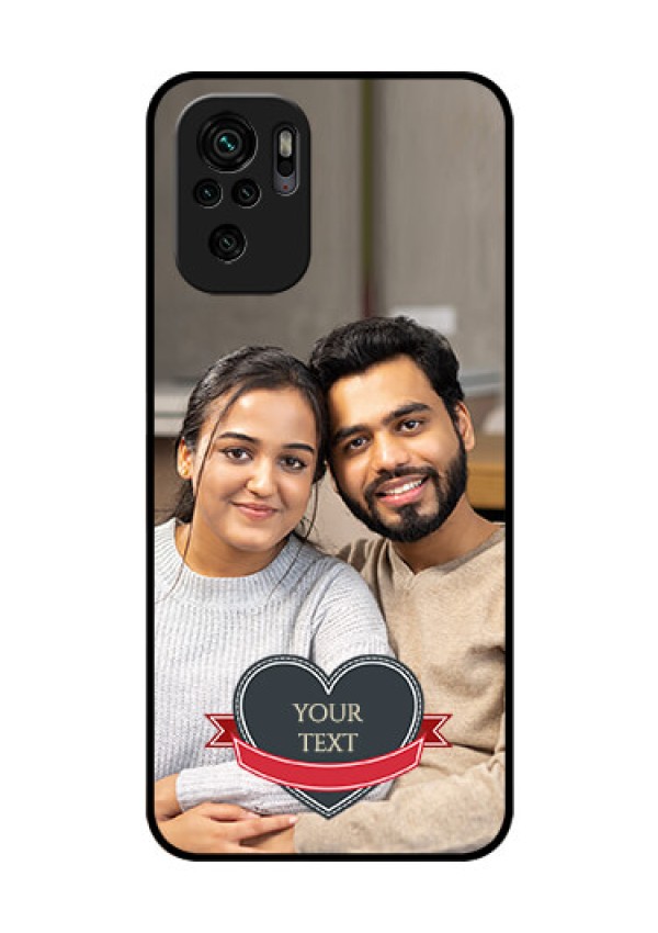 Redmi Note 11 Se Custom Glass Phone Case - Just Married Couple Design