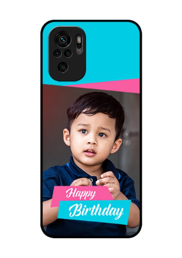 Redmi Note 11 Se Personalized Glass Phone Case - Image Holder with 2 Color Design