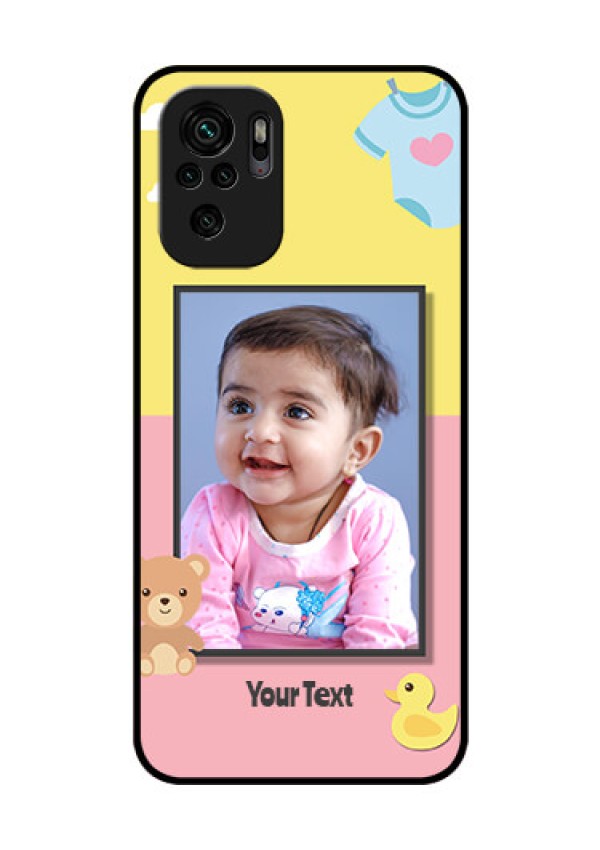 Redmi Note 11 Se Photo Printing on Glass Case - Kids 2 Color Design