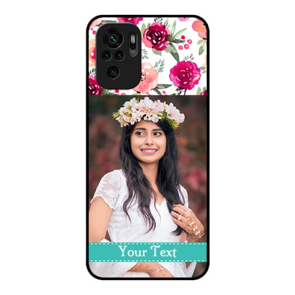 Redmi Note 11 Se Custom Glass Phone Case - Watercolor Floral Design Redmi Note 11 Se Custom Glass Phone Case - Watercolor Floral Design