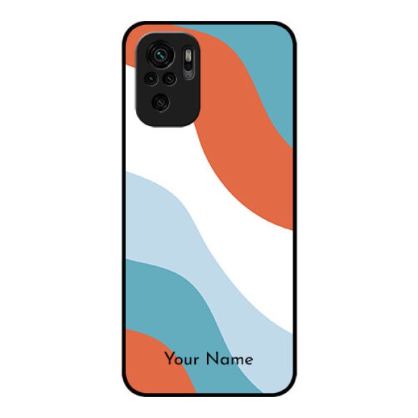Xiaomi Redmi Note 11 Se Custom Glass Mobile Case - coloured Waves Design Xiaomi Redmi Note 11 Se Custom Glass Mobile Case - coloured Waves Design