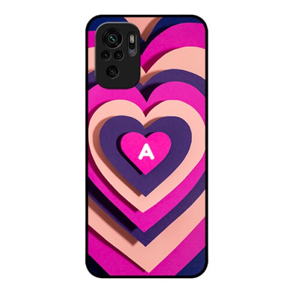 Xiaomi Redmi Note 11 Se Custom Glass Mobile Case - Cute Heart Pattern Design