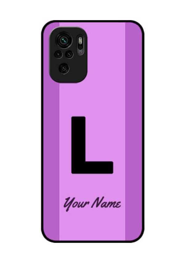Xiaomi Redmi Note 11 Se Custom Glass Phone Case - Tricolor custom text Design