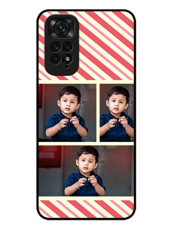 Custom Redmi Note 11 Personalized Glass Phone Case - Picture Upload Mobile Case Design