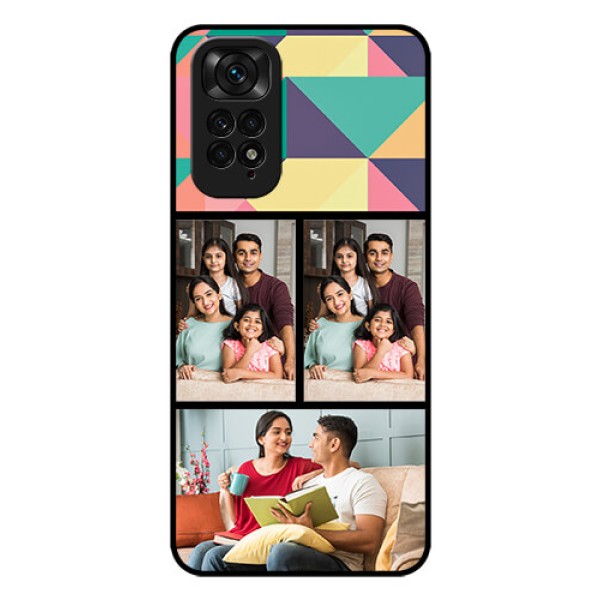 Redmi Note 11 Custom Glass Phone Case - Bulk Pic Upload Design