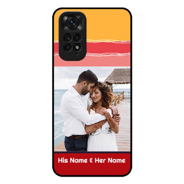 Redmi Note 11 Custom Glass Mobile Case - Colorful Case Design