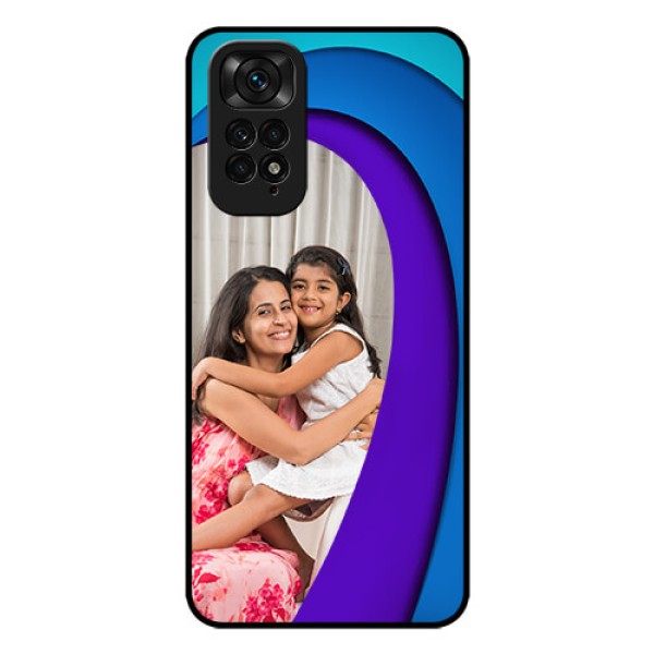 Redmi Note 11 Photo Printing on Glass Case - Simple Pattern Design