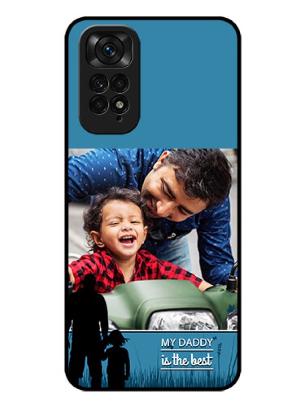 Custom Redmi Note 11 Custom Glass Mobile Case - Best dad design